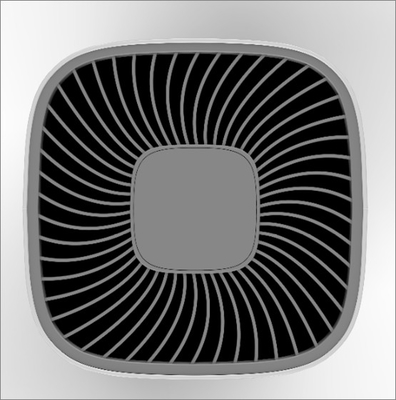 Optional Ionizer Function Portable Air Purifier , Real H13 Hepa Filter